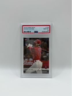 2018 TOPPS NOW #136 SHOHEI OHTANI PSA 10