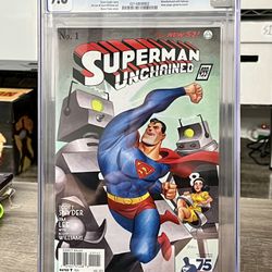 Superman Unchained #1 1:100 Bruce Timm Incentive Variant CGC 9.8