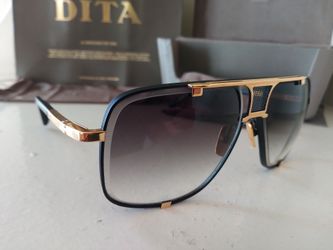 Dita Mach Five Authentic Limited Edition Gold Titanium Luxury Sunglasses