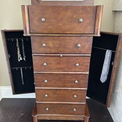 Tall Dresser- Jewelry Cabinet - Organizer 