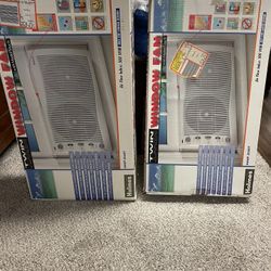 Two Twin Window Fans