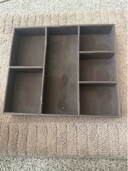 Brown Organizer Tray