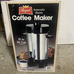 Vintage Regal Coffee Maker 
