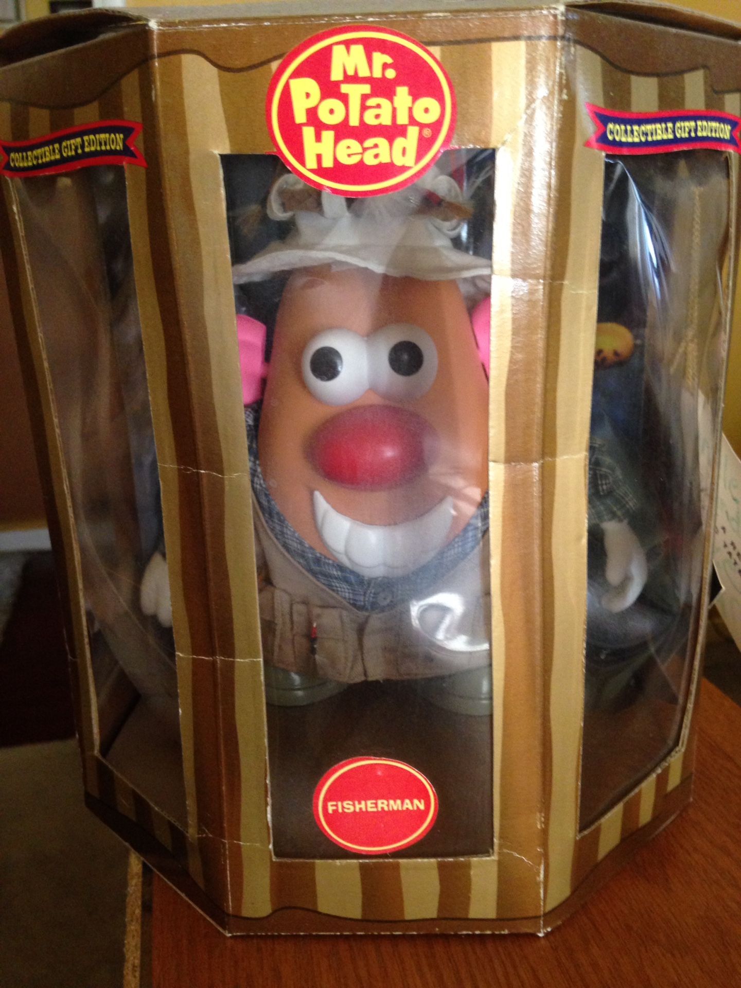 Mr potato head fisherman