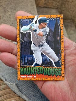 2026 Panini Score-A-Treat Aaron Judge #246 "Haunted House" (Orange Pumpkins Border) New York Yankees. Near Mint/Mint Condition