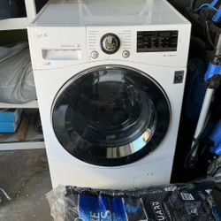  LG WM1388HW compact all-in-one front load dryer unit