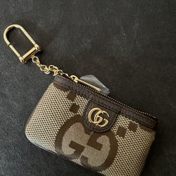GG Zip Card Key Case