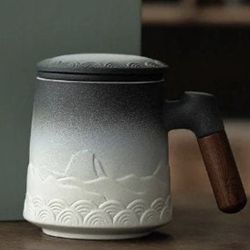 Handmade Japanese Ceramic Tea Kettle 