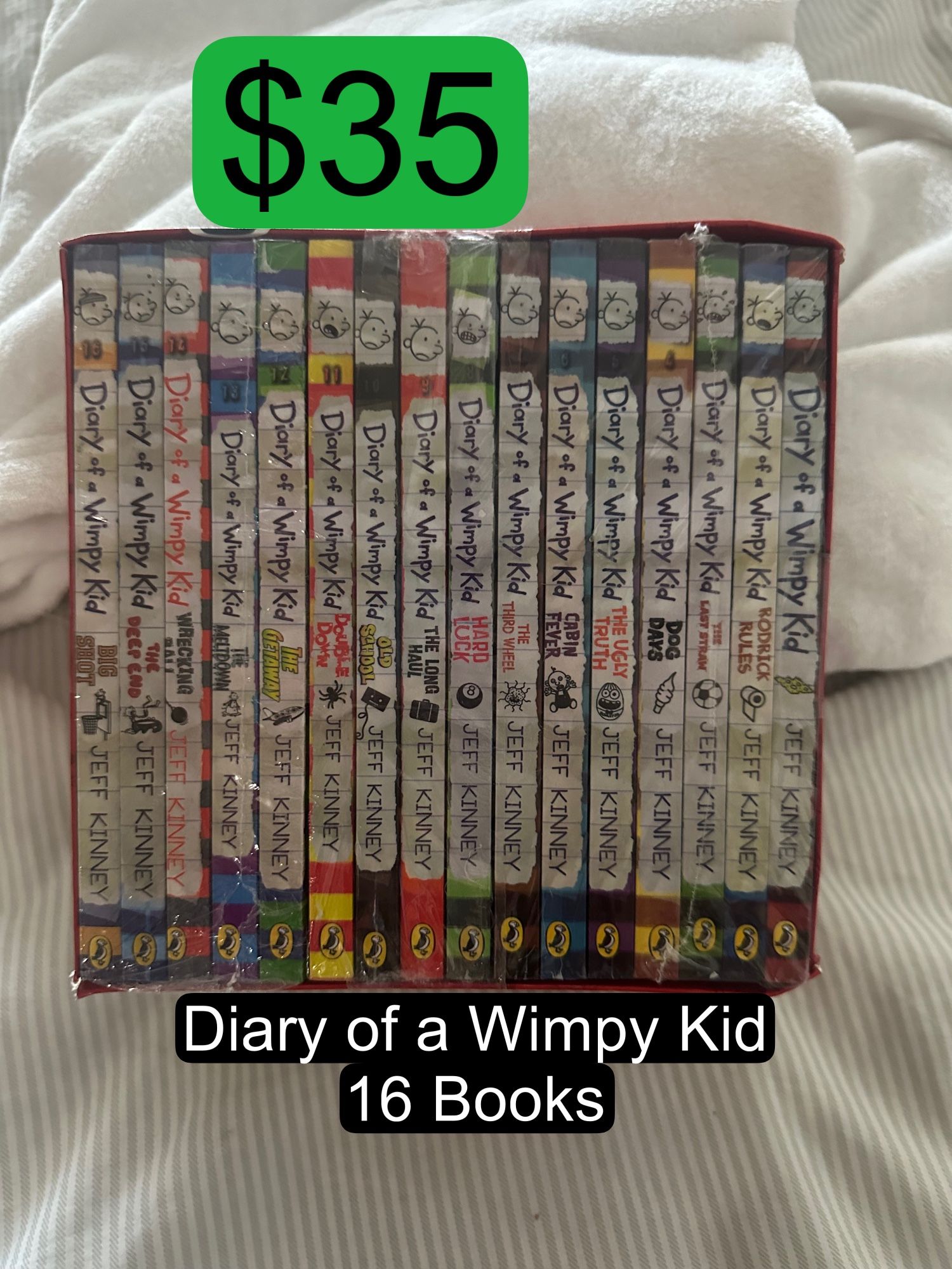 Diary Of A Wimpy Kid Box Of Books 1-16