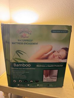 Golden Quality Bedding Bamboo Waterproof Mattress Encasement King