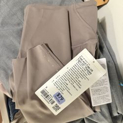 1. Lululemon fast and free 25” size 8 color washed ash grey