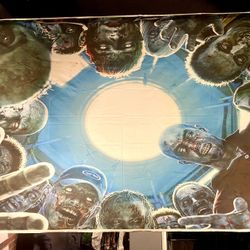 Halloween Zombies Backdrop 