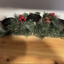 3 Candle Holiday Decorative Candle Holder 