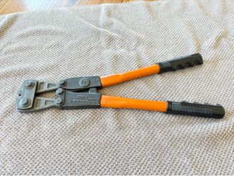 Nicopress Manual Swaging Tool, manufactured by the National Telephone Supply Co.