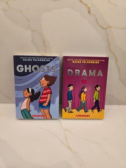 Raina Telgemeier Ghosts and Drama Graphic Novels