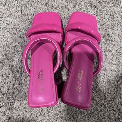 Hot Pink Womens Heels