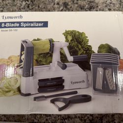 Lynworth 8 Blade Vegetable Spiralizer New