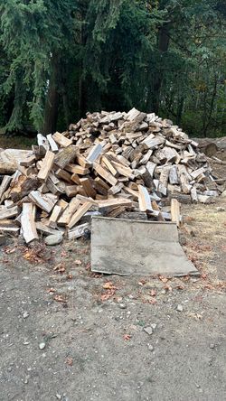 Cords off well seasoned firewood