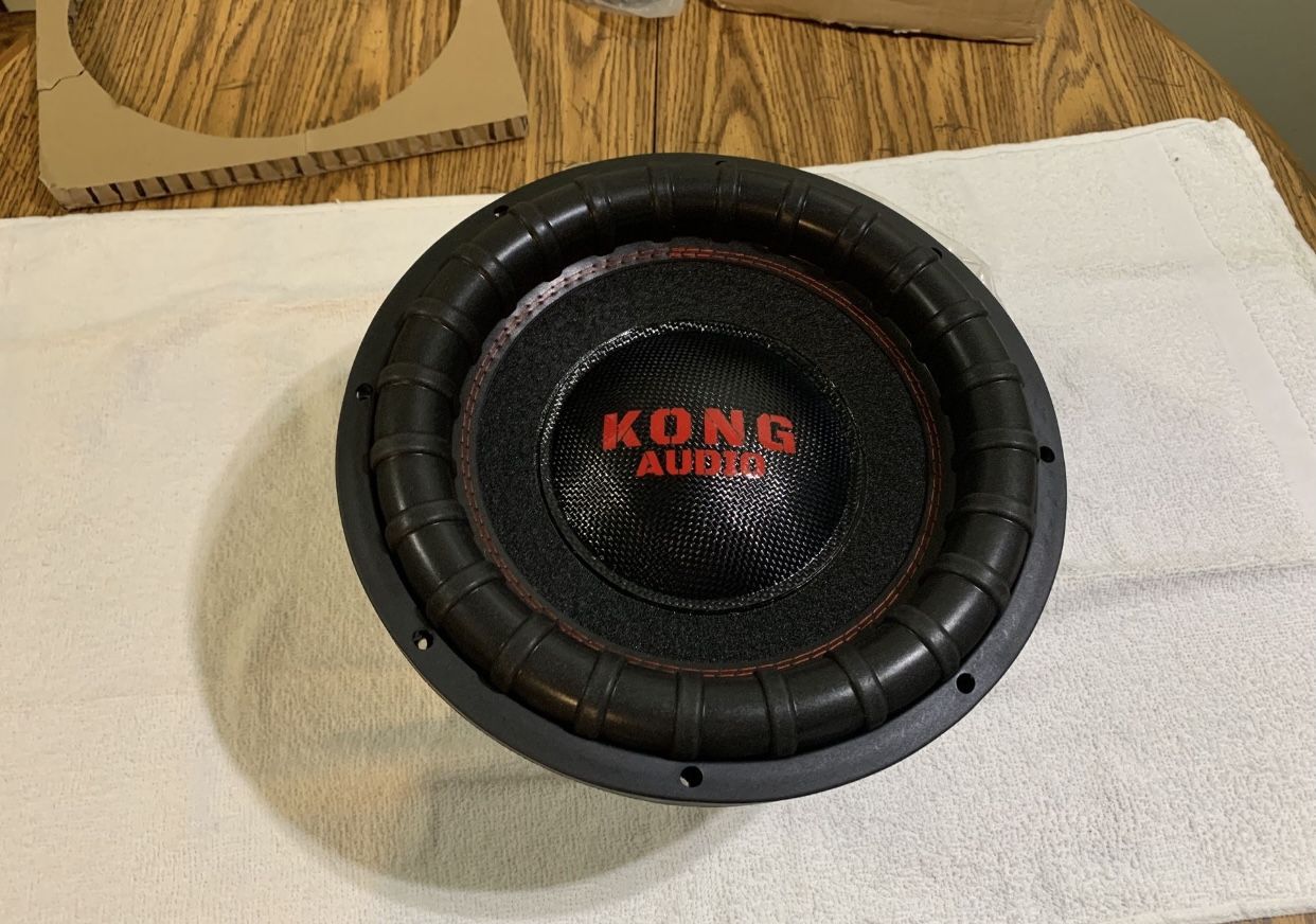 New 12” Kong Audio 2000w Max Power Car Subwoofer  $170 Each 