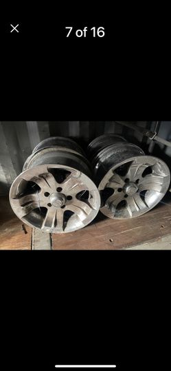 15 Inch 5x4.5 Bolt Patter Toyota Ranger Rims