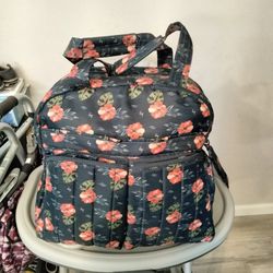 Lug Women's Aloha  Navy Boxer2 Cross Body Weekender Bag With Shoe Compartment RFid Protection 