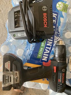 Bosch drill With battery and charger