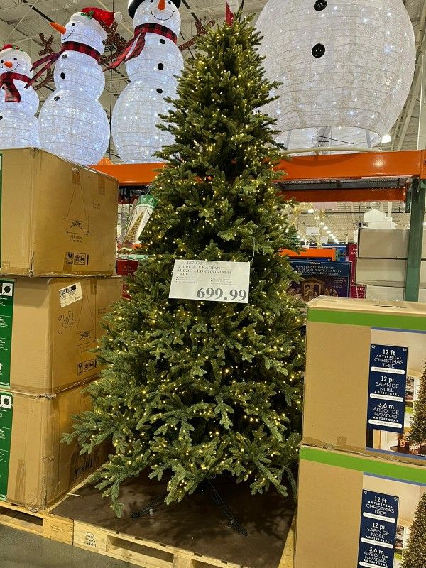 9ft Pre Lit Radiant Micro LED Christmas Tree