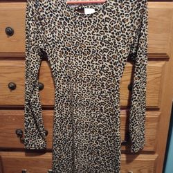 Cheeta Print Dress