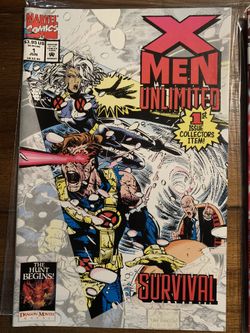 X-Men Unlimited Issues 1-5, VF/NM Comics are in really good condition.
