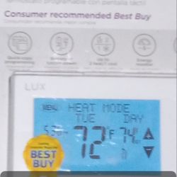 LUX/Mdl.#TX9600TS/Programmable/Touch Screen/Thermostat