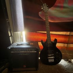 IBANEZ GIO BLACK WITH CASE & AMP