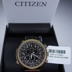 Citizen BL5403-03X Men's Eco-Drive Rose Gold Brown Dial Perpetual Calendar Watch