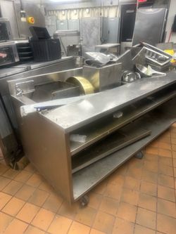 Steam tables and commercial cookie oven
