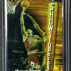Really Nice Rare Michael Jordan 1(contact info removed) Topps Finest  Showstopper #271 ... Mint