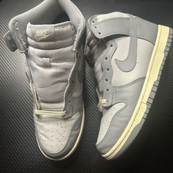 Nike Dunk High Grey Sail Size 8.5M Used