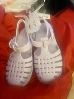 $3 New Girls Light Purple Sandles Sz 10