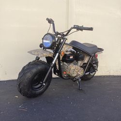 196cc Gas Powered Camo Minibike for Kids and Adults, 1-Cylinder, 4-Stroke, 23 -28Mph, 200 lbs Maximum Load, Ideal for Off-Road