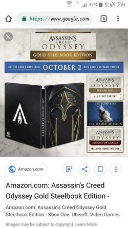 Assassin's Creed Odyssey - Xbox One Gold Steelbook Edition : Ubisoft: Video Games