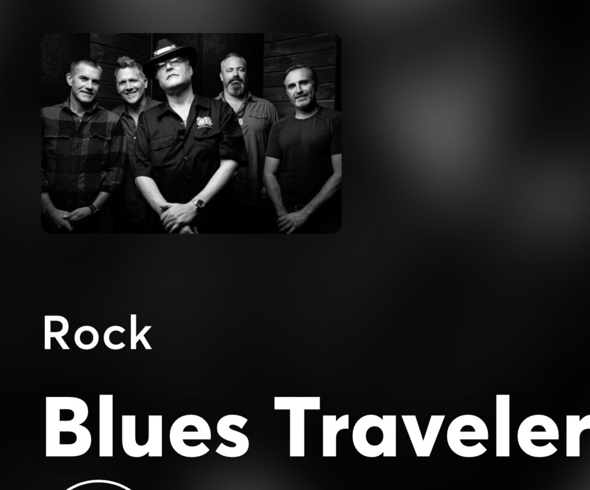 2 General Admission Ticket To Blues traveler For Saturday Nov. 16th