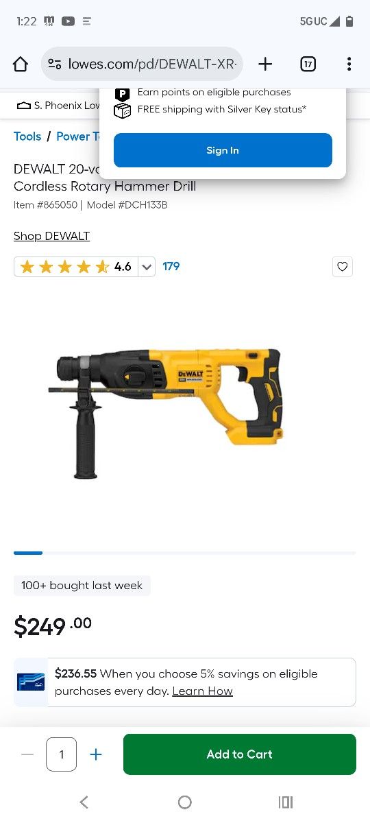 DeWalt Hammer Drill