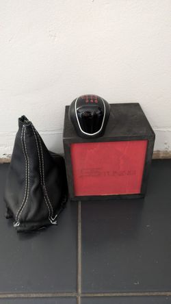 SS Tuning Shift Knob w/Leather Gator