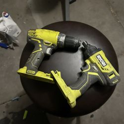 Two Ryobi Drills
