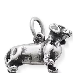 James Avery Dachshund Charm in sterling silver