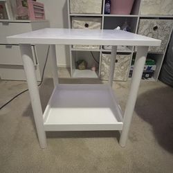White Little Side Table 