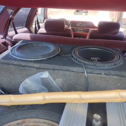 two 12-in subwoofers