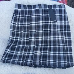 Nasty Gal Plaid Mini Skirt, Size 6. New, Never Used.