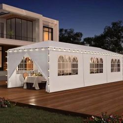 NEW!! 10' × 30' PARTY TENT WATERPROOF OUTDOOR CANOPY 