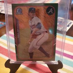 Cincinnati Reds Lucas Sims 2015 Bowman Chrome The Farm's Finest #9/99 Baseball Card 