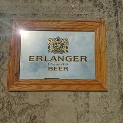 Erlanger Beer Man Cave Bar Room Mirror