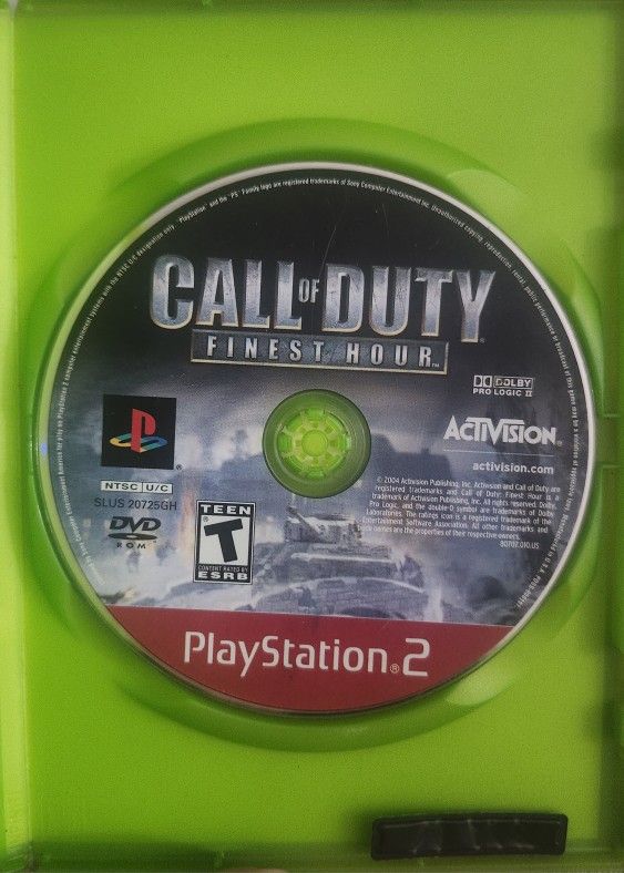 Call Of Duty Finest Hour PS2
